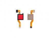 Шлейф для Xiaomi Redmi Note 5/ Note 5 Pro со сканером отпечатка пальца (красный)