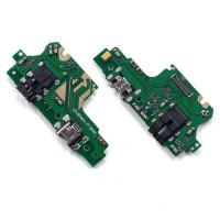 Шлейф (плата) для Huawei Y9 (2018) + системный разъем + разъем гарнитуры + микрофон