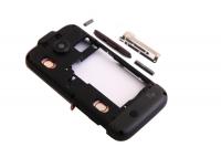 АКЦИЯ! Средняя часть корпуса для Fly E170, черный, в сборе, оригинал АСЦ