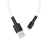 Кабель USB LIGHТNING Borofone BX31 Soft silicone белый