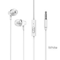 Наушники Borofone BM21 Graceful universal earphones 3.5мм белый