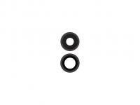 Стекло камеры для Apple iPhone 11 (черный) в сборе (комплект 2 шт)