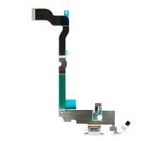 Шлейф для Apple iPhone XS Max с разъемом зарядки (системным) белый