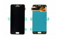Дисплей для Samsung A310F Galaxy A3 (2016) модуль с тачскрином черный, оригинал АСЦ