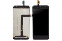 Дисплей для ZTE Blade A465 модуль с тачскрином, черный