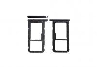 Держатель SIM Huawei P20 Lite/Nova 3e (ANE-LX1/PAR-LX1) черный