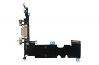 Шлейф для iphone 8 Plus с разъемом зарядки (системным), разъемом гарнитуры и микрофоном, золото