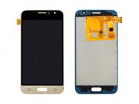 Дисплей Samsung J120F/DS (J1 2016)+тачскрин (золото) TFT (тонкий) с регул. подсветки