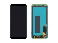 Дисплей Samsung J600F/DS (J6 2018) модуль с тачскрином (черный) ориг 100%