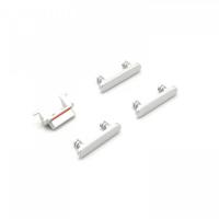 Кнопка включения (толкатель) для Apple iPhone 7/7 Plus комплект (4шт) (вкл.,громк., блок) (серебро)