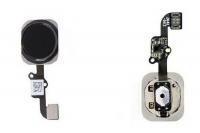 Шлейф для iphone 6 / 6 Plus на кнопку HOME, в сборе с клавишей Touch ID 821-2441, черный