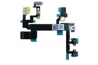 Шлейф для iphone 5S на кнопку включения, громкости и микрофон 821-1594