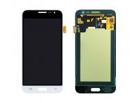 Дисплей Samsung J320F/DS (J3 2016) модуль с тачскрином (белый) ориг 100%