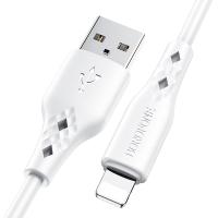 Кабель USB Lightning Borofone BX48  1м 2.4A белый