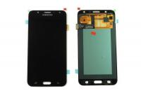 Дисплей для Samsung J701F Galaxy J7 модуль с тачскрином черный , оригинал АСЦ
