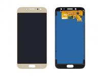 Дисплей для Samsung J730FM/DS (J7 2017)+тачскрин золото TFT (тонкий) с регул. подсветки