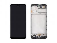 Дисплей для Samsung M307F Galaxy M30s в рамке модуль с тачскрином черный (оригинал 100%)