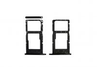 Держатель SIM Huawei P Smart/Honor 7S (FIG-LX1) черный