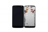Дисплей для Motorola Moto X Play модуль с тачскрином и рамкой черный