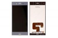 Дисплей для Sony G8341 Xperia XZ1 модуль с тачскрином серебро