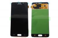 Дисплей для Samsung A710F Galaxy A7 (2016) модуль с тачскрином черный (OLED)