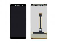 Дисплей для Nokia 7 Plus (TA-1046) + тачскрин черный