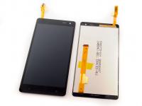 Дисплей HTC Desire 600 модуль с тачскрином (черный)