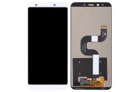 Дисплей для Xiaomi Mi A2/ Mi6X модуль с тачскрином, белый