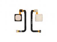 Шлейф для Xiaomi MI Max 3 со сканером отпечатка пальца золото