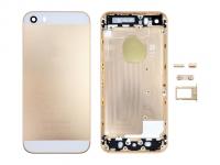 Корпус для iPhone SE шампань (вставки белые)