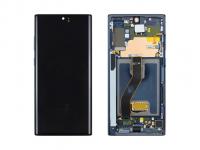 Дисплей Samsung N975F/DS (Note 10 Plus) в рамке (черный) ориг 100%