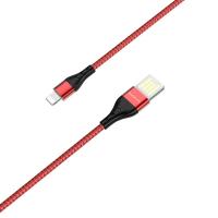 Кабель USB LIGHТNING Borofone BU11 Tasteful красный