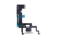 Шлейф для Apple iPhone XR с разъемом зарядки (системным) белый