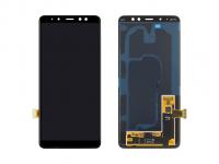 Дисплей для Samsung A730F Galaxy A8 Plus (2018) модуль с тачскрином черный (OLED)