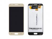 Дисплей для Samsung G570F/DS (J5 Prime)+тачскрин (золото) ориг 100%