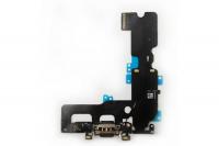 Шлейф для iphone 7  с разъемом зарядки (системным), разъемом гарнитуры и микрофоном 821-00270, черны
