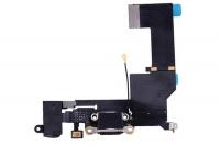 Шлейф для iphone SE с разъемом зарядки (системным), разъемом гарнитуры и микрофоном 821-00331, черны