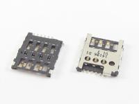 Разъем (коннектор) Sim-карты для Nokia X Dual/XL Dual/X2 Dual/502 Dual/530