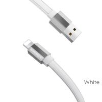 Кабель USB BOROFONE Lightning BU8 Glory для iphone X/ 8/ 7 Plus/ 6S/ 5S (1M) белый