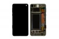 Дисплей для Samsung G970F/DS Galaxy S10e модуль с тачскрином черный оригинал АСЦ
