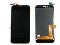 Дисплей для Lenovo Vibe B (A2016) модуль с тачскрином в рамке черный