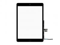 Тачскрин (сенсор) для Apple iPad iPad 7th Gen 10.2 (A2197)  + черная кнопка HOME черный HQ