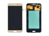 Дисплей Samsung J701F (J7 Neo) модуль с тачскрином (золото) OLED
