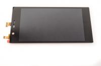 Дисплей Lenovo K900 idea Phone модуль с тачскрином (черный) +