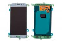 Дисплей для Samsung J530F Galaxy J5 (2017) модуль с тачскрином серебро, оригинал АСЦ