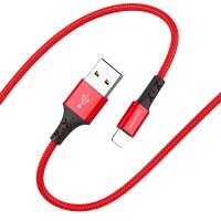 Кабель USB LIGHТNING Borofone BX20 Enjoy (1м) красный