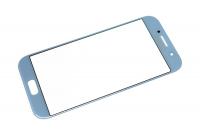 Стекло для Samsung A520 Galaxy A5 (2017) голубой