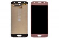 Дисплей для Samsung J330F/DS Galaxy J3 (2017) модуль с тачскрином золото, оригинал АСЦ