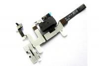 Шлейф для iphone 4s с разъемом гарнитуры, кнопками громкости и MUTE 821-1336, черный, HQ