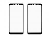 Стекло для Samsung A730F Galaxy A8 Plus (2018) черный